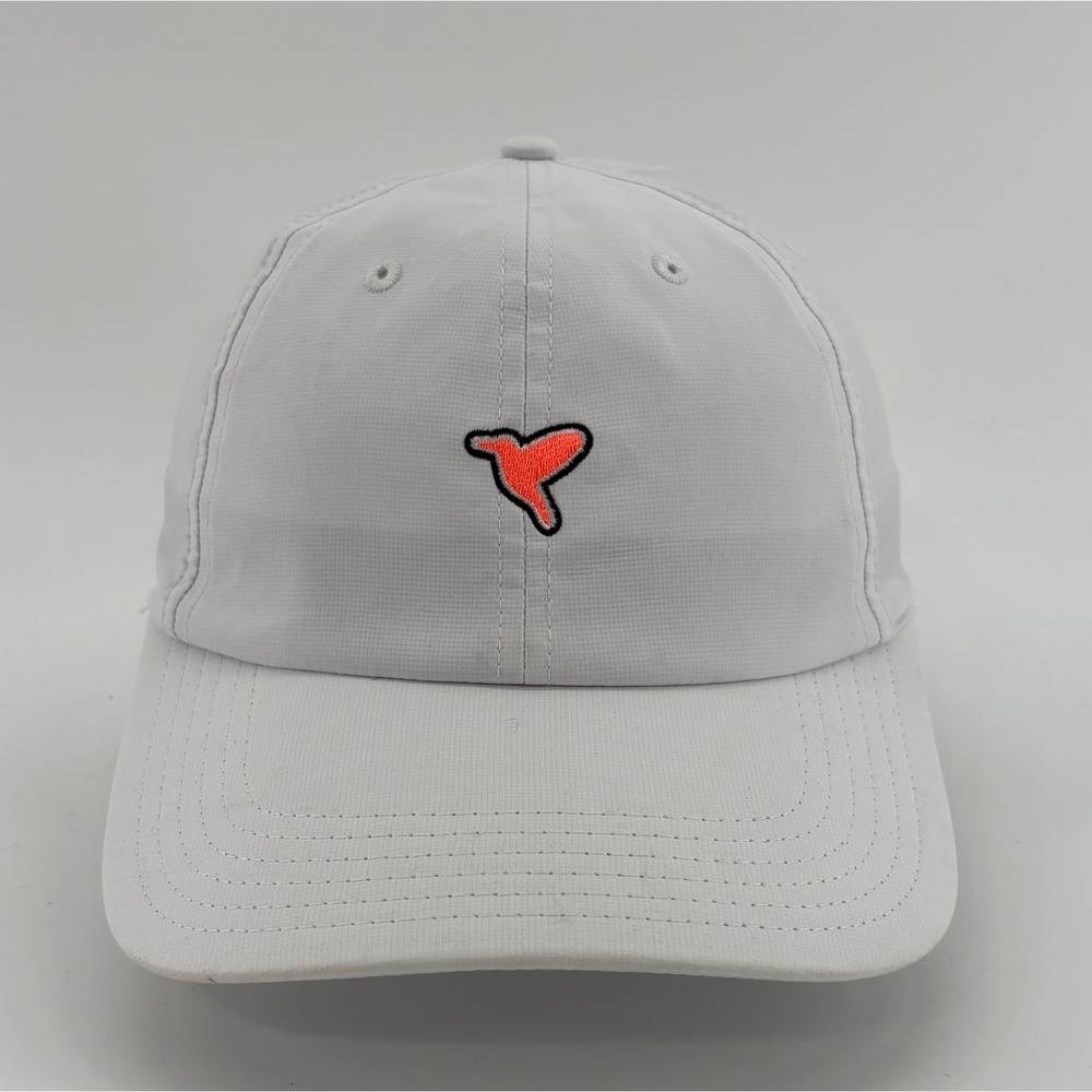 Birddogs Hat Men OSFM White Bird Logo Adjustable Ripstop Performance